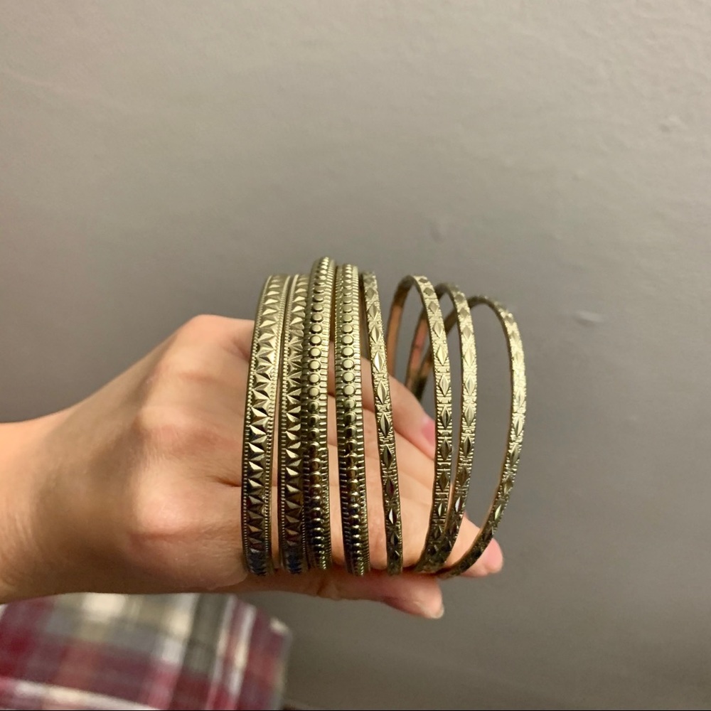 H&M Gold Bangles - Picture 2 of 3